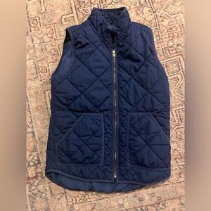 Navy Quilted Vest